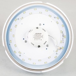 Plafoniera rotonda a filo moderna LED 18 W 1200 lm bianco freddo 33 x 33 x 11 cm