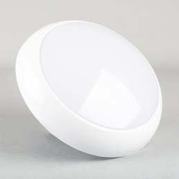 Plafoniera rotonda a filo moderna LED 18 W 1200 lm bianco freddo 33 x 33 x 11 cm
