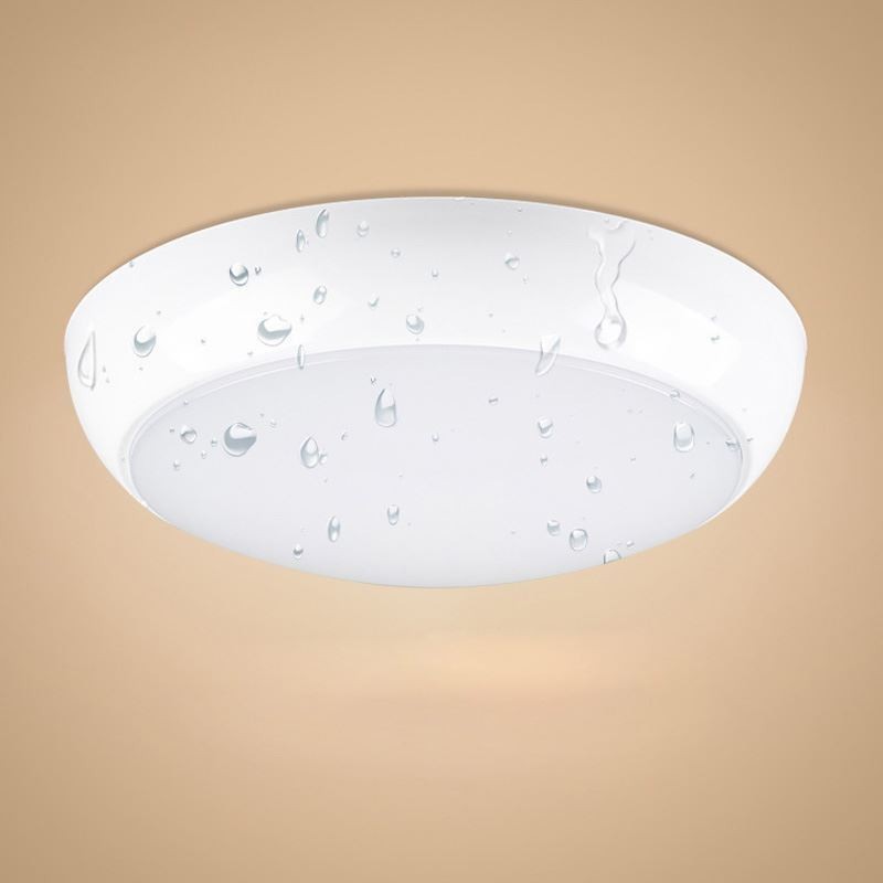 Plafoniera rotonda a filo moderna LED 18 W 1200 lm bianco freddo 33 x 33 x 11 cm