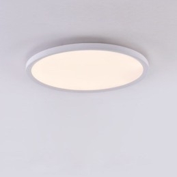 Plafoniera rotonda a filo ultrasottile in alluminio stile nordico 40 x 40 x 5 cm