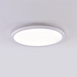 Plafoniera rotonda a filo ultrasottile in alluminio stile nordico 40 x 40 x 5 cm