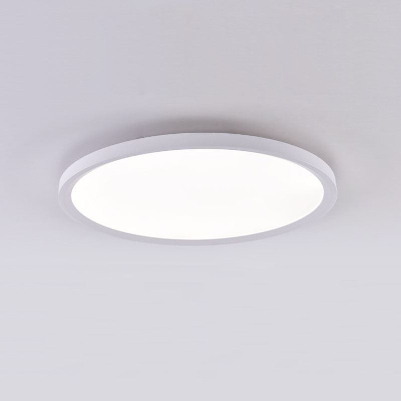 Plafoniera rotonda a filo ultrasottile in alluminio stile nordico 40 x 40 x 5 cm