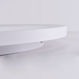 Plafoniera rotonda a filo ultrasottile in alluminio stile nordico 40 x 40 x 5 cm
