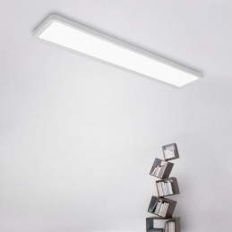 Plafoniera LED rettangolare a montaggio a filo stile nordico super sottile