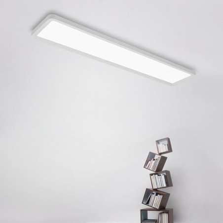 Plafoniera LED rettangolare a montaggio a filo stile nordico super sottile
