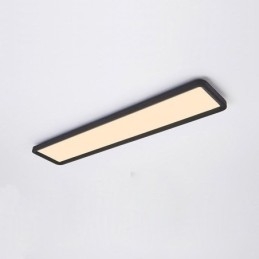 Plafoniera LED rettangolare a montaggio a filo stile nordico super sottile