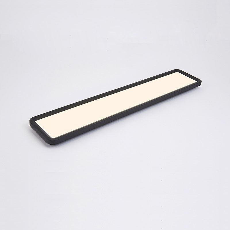 Plafoniera LED rettangolare a montaggio a filo stile nordico super sottile