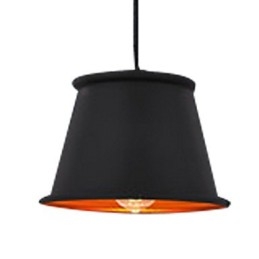 Lampadario a sospensione mini moderno contemporaneo in metallo nero
