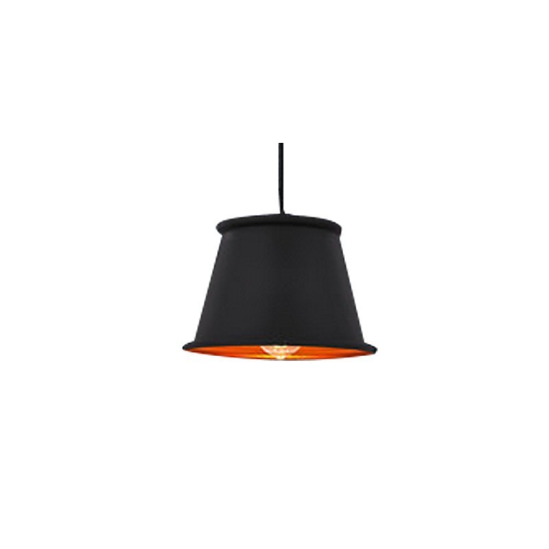Lampadario a sospensione mini moderno contemporaneo in metallo nero