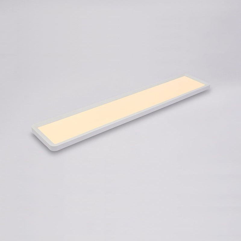 Plafoniera LED rettangolare a montaggio a filo stile nordico super sottile