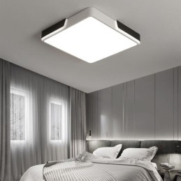 Plafoniera LED circolare a filo 36 W 3200 lm 50 x 50 x 8,5 cm