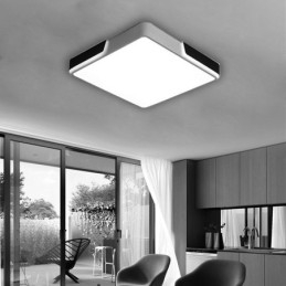 Plafoniera LED circolare a filo 36 W 3200 lm 50 x 50 x 8,5 cm