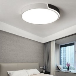 Plafoniera LED circolare a filo 36 W 3200 lm 50 x 50 x 8,5 cm