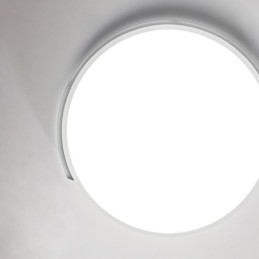 Plafoniera LED circolare a filo 36 W 3200 lm 50 x 50 x 8,5 cm