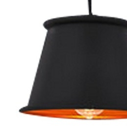 Lampadario a sospensione mini moderno contemporaneo in metallo nero