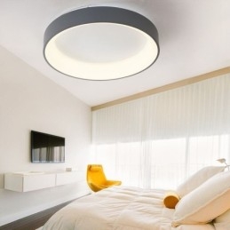 Plafoniera LED rotonda moderna a filo 28 W 45 x 9 cm
