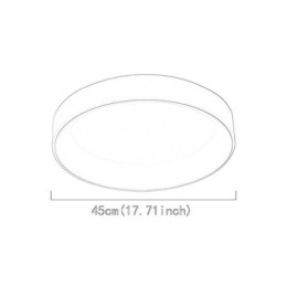 Plafoniera LED rotonda moderna a filo 28 W 45 x 9 cm