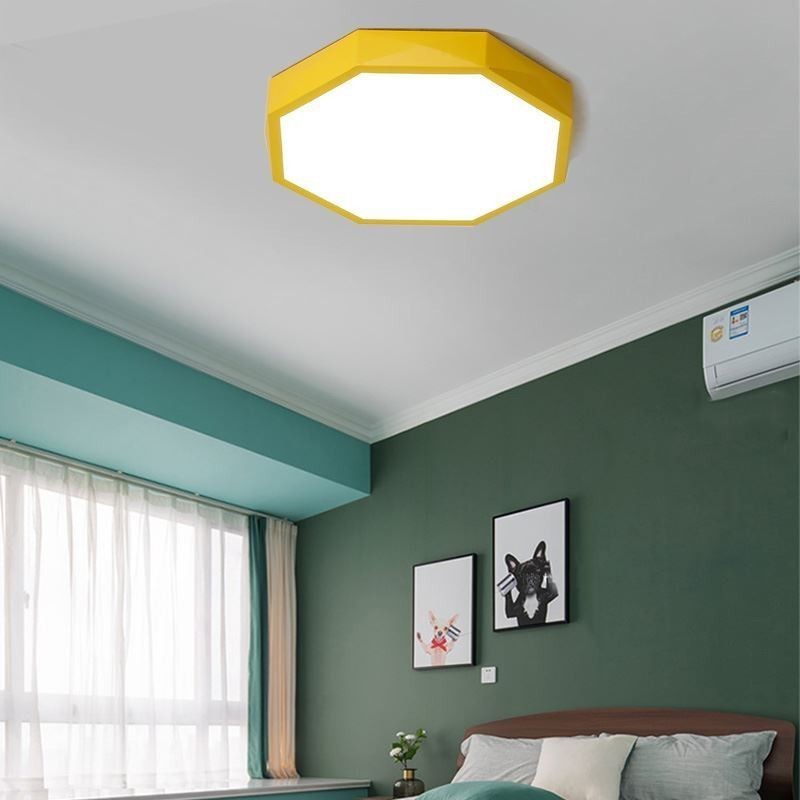 Plafoniera LED moderna esagonale a filo ultra sottile