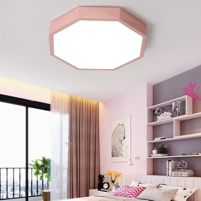 Plafoniera LED moderna esagonale a filo ultra sottile