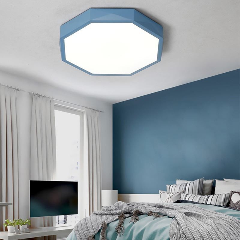 Plafoniera LED moderna esagonale a filo ultra sottile