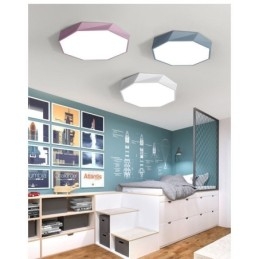 Plafoniera LED moderna ottagonale a filo ultra sottile