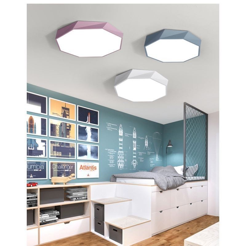 Plafoniera LED moderna ottagonale a filo ultra sottile