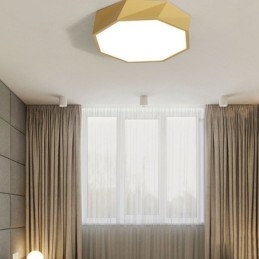 Plafoniera LED moderna ottagonale a filo ultra sottile