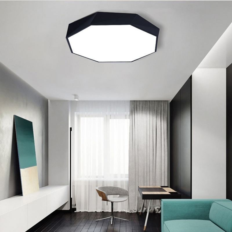 Plafoniera LED moderna ottagonale a filo ultra sottile