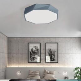 Plafoniera LED moderna ottagonale a filo ultra sottile
