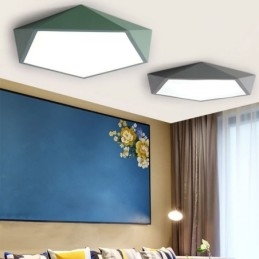 Plafoniera LED da soffitto a filo design diamante ultra sottile