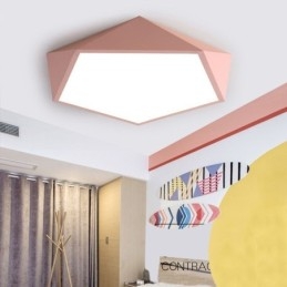 Plafoniera LED da soffitto a filo design diamante ultra sottile