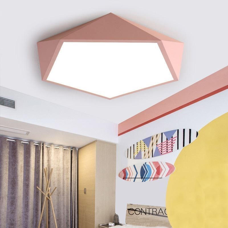 Plafoniera LED da soffitto a filo design diamante ultra sottile