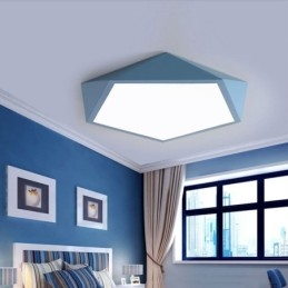 Plafoniera LED da soffitto a filo design diamante ultra sottile
