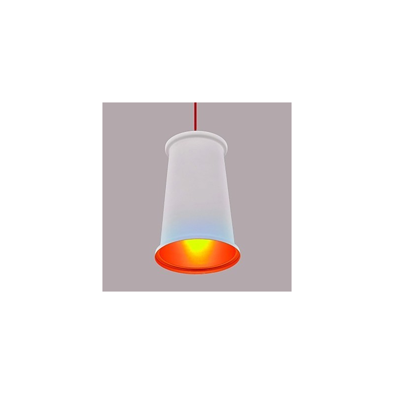 Lampadario mini moderno contemporaneo in metallo grigio