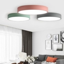 Plafoniera LED rotonda ultra sottile a filo, moderna, 23x5 cm / 30x5 cm