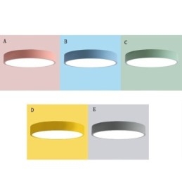 Plafoniera LED rotonda ultra sottile a filo, moderna, 23x5 cm / 30x5 cm