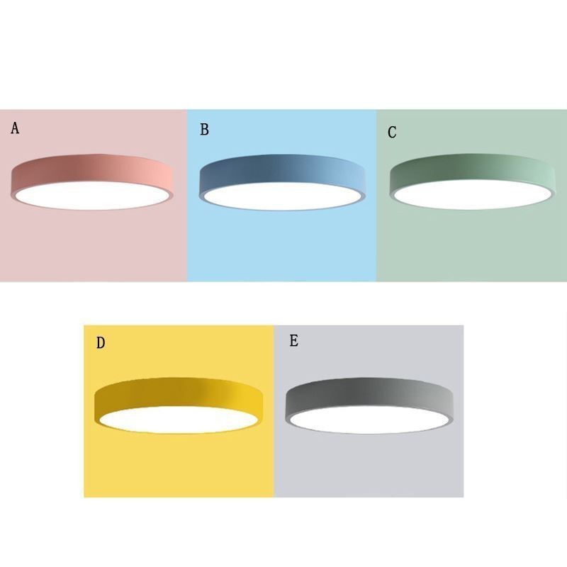 Plafoniera LED rotonda ultra sottile a filo, moderna, 23x5 cm / 30x5 cm