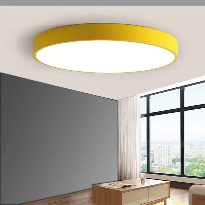 Plafoniera LED rotonda ultra sottile a filo, moderna, 23x5 cm / 30x5 cm
