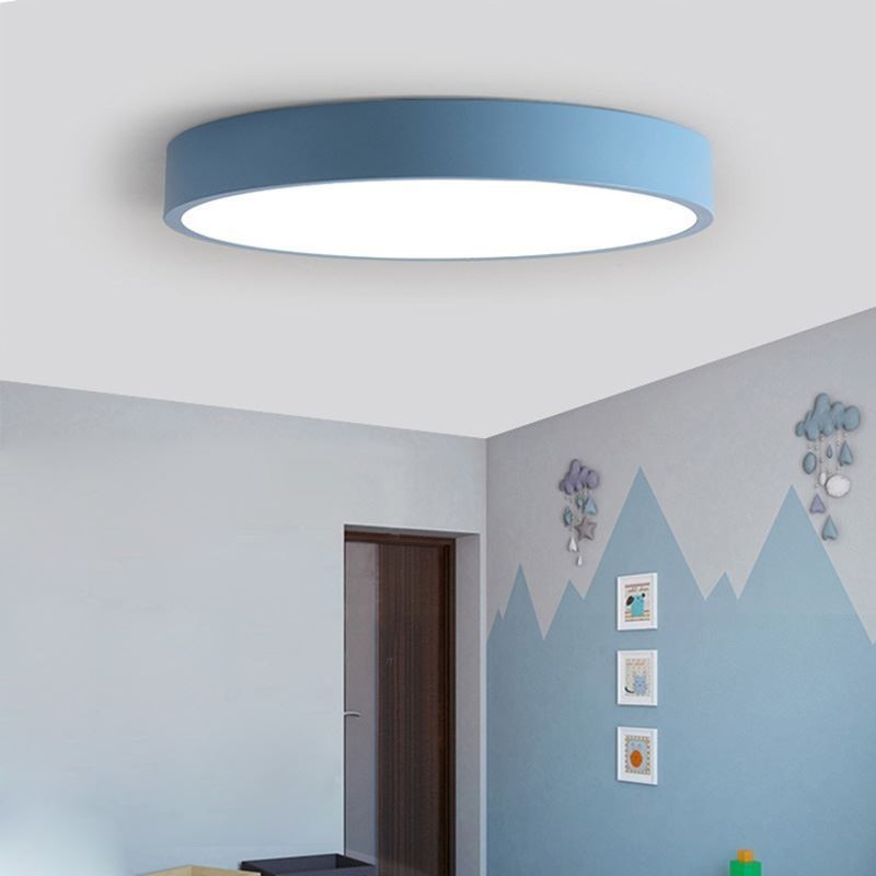 Plafoniera LED rotonda ultra sottile a filo, moderna, 23x5 cm / 30x5 cm