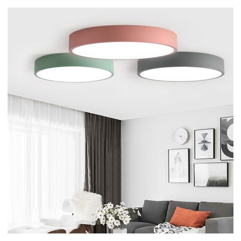 Plafoniera LED rotonda ultrasottile da soffitto a filo