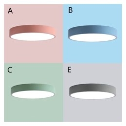 Plafoniera LED rotonda ultrasottile da soffitto a filo