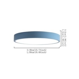 Plafoniera LED rotonda ultrasottile da soffitto a filo
