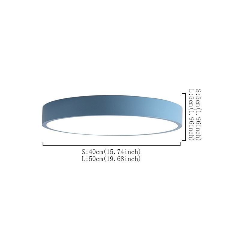 Plafoniera LED rotonda ultrasottile da soffitto a filo