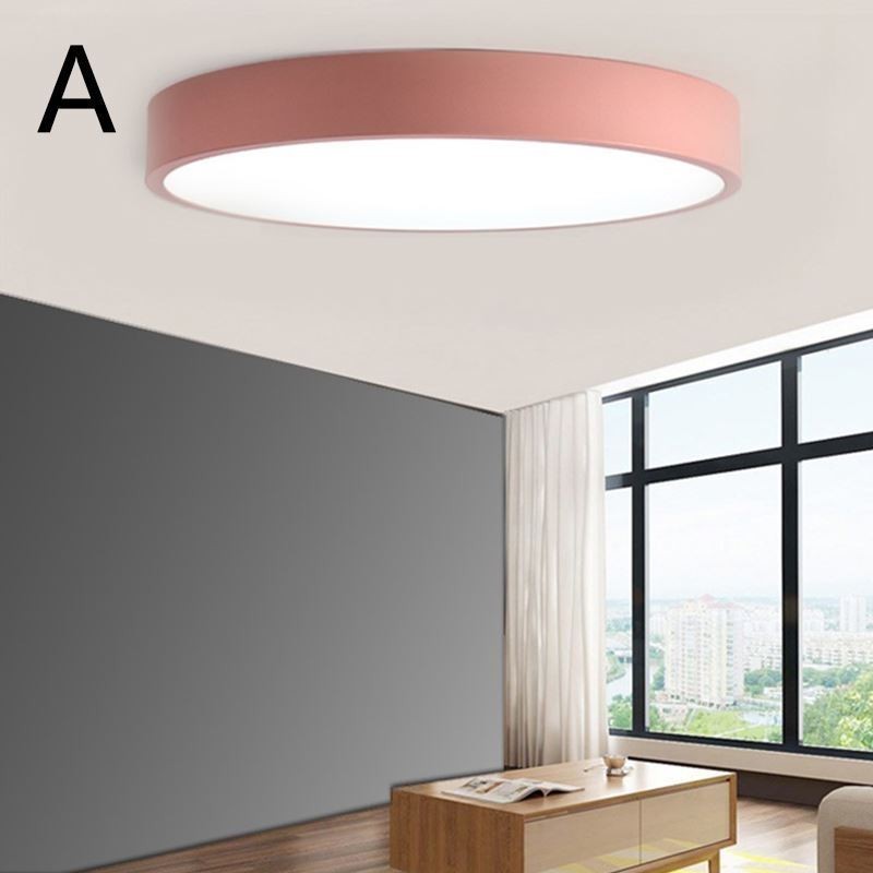 Plafoniera LED rotonda ultrasottile da soffitto a filo