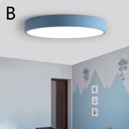 Plafoniera LED rotonda ultrasottile da soffitto a filo