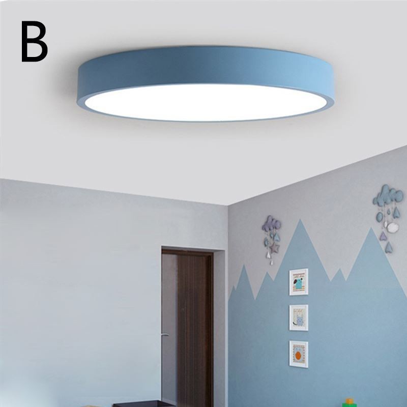 Plafoniera LED rotonda ultrasottile da soffitto a filo