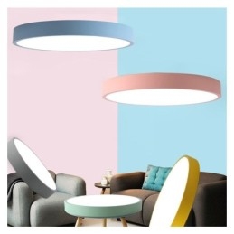 Plafoniera LED rotonda ultrasottile da soffitto a filo
