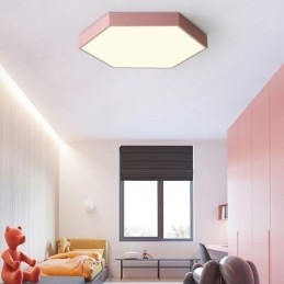 Plafoniera LED esagonale moderna a filo