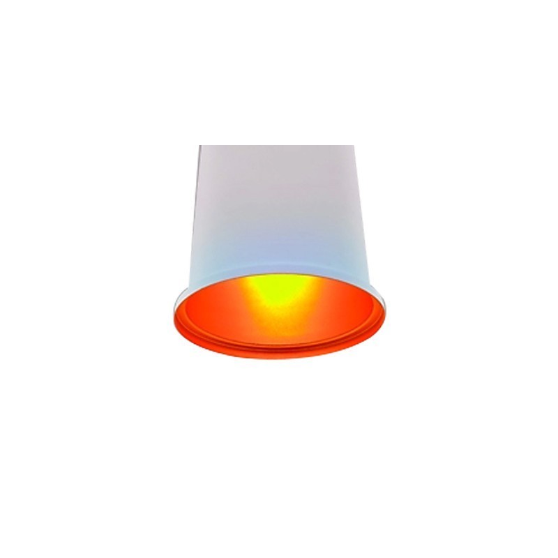 Lampadario mini moderno contemporaneo in metallo grigio
