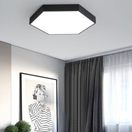 Plafoniera LED esagonale moderna a filo
